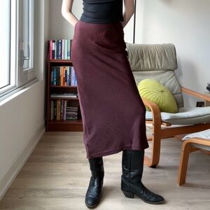 urban outfitters winona crinkle satin maxi skirt